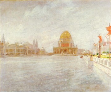 コート オブ オナー ワールド コロンビア博覧会 印象派の海の風景 ジョン ヘンリー トワクトマン Oil Paintings
